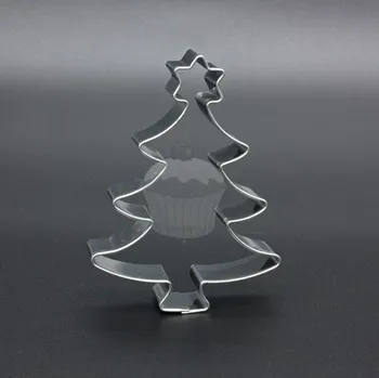 Forma na pečení Nerezové vykrajovátko - stromek s hvězdou