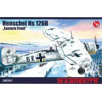 Plastikový model SabreKits 1/72 Hs 126 „Eastern front“