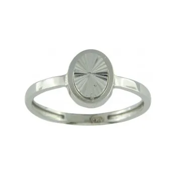 Prsten Zlatý prsten z bílého zlata