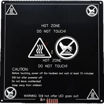 Příslušenství k 3D tiskárně Vyhřívaná deska pro 3D tiskárny RepRap, MK3, 220x220mm, 12V