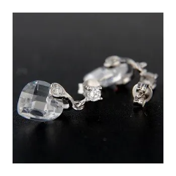 Náušnice Stříbrné náušnice na puzetu