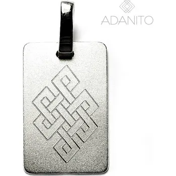 Přívěsek Stříbrný přívěsek placka