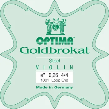 Struna pro kytaru a smyčcový nástroj Optima GOLDBROKAT E (0,26 loop) - Struna E na housle