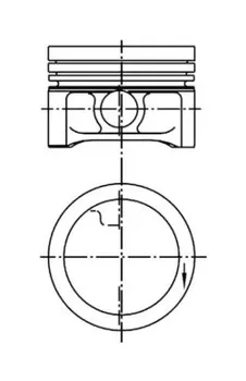 Píst motoru Kolbenschmidt 99455620