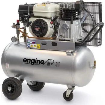 Kompresor ABAC kompresory Benzínový kompresor Engine Air EA4-3,5-100CP příkon 3,5 kW, sací výkon 320 l/min, tlak 10 bar, vzdušník 100 l