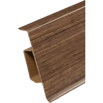 Podlahová lišta DÖLLKEN Podlahová obvodová lišta SLK 60 Dekor SLK60: 0138 šedá