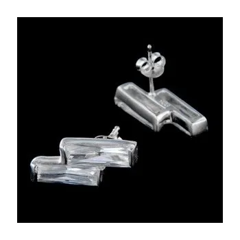 Náušnice Stříbrné náušnice na puzetu