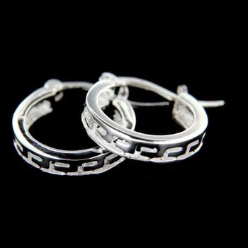 Náušnice Stříbrné náušnice kroužky