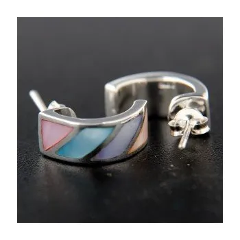 Náušnice Stříbrné náušnice na puzetu