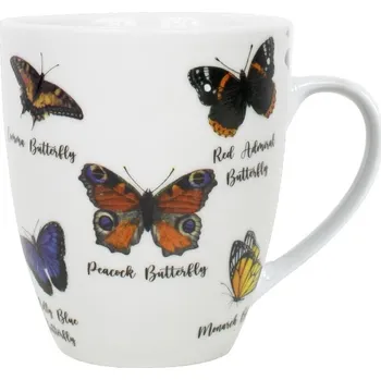 Porcelánový hrnek motýlci - 11,5*8,5*10cm