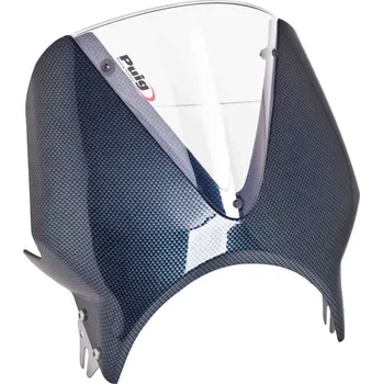 Puig Universal Windshield Vision carbon Čirá (W)