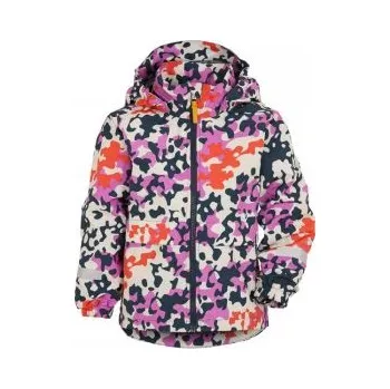 Chlapecká bunda Didriksons Droppen Print JR fialový maskáč vel. 120; Fialová bunda + DÁREK DLE VÝBĚRU!