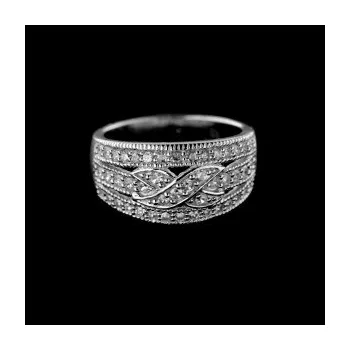 Prsten Stříbrný prsten s kamenem