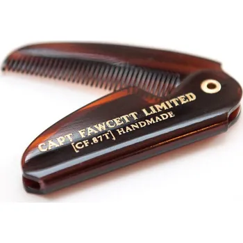 Captain Fawcett CF.87T skládací hřeben na knír Péče o vousy Captain Fawcett CF.87T skládací hřeben na knír