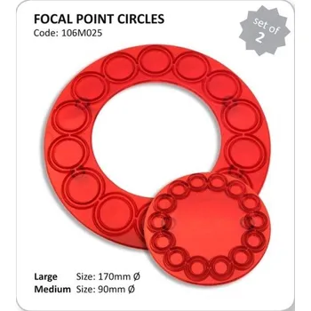 Forma na pečení JEM Cutters JEM - patchwork - kruhy - malý / velký