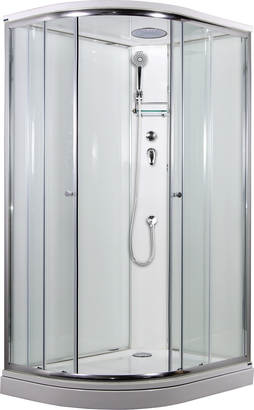 ARTTEC SIRIUS 120 x 90 cm - Sprchový box model 1 Strop chinchila sklo pravá vanička 5 let záruka