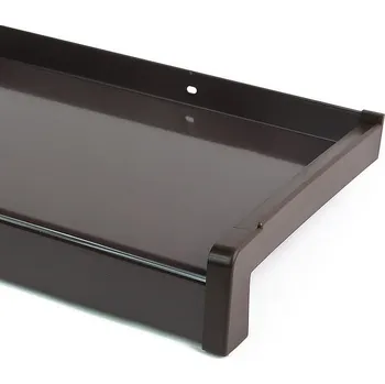 Parapet Paramont Parapet vnější hliníkový ohýbaný 0,8 mm - šířka 300 mm Barva: Hnědá