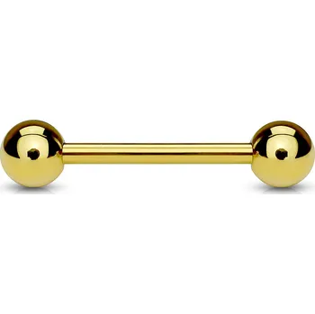 Piercing Šperky4U Pozlacený piercing do jazyka - PJ01056-16125