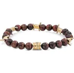 Náramek POLICE Barbedwire Brown Gold PEJGB2112334