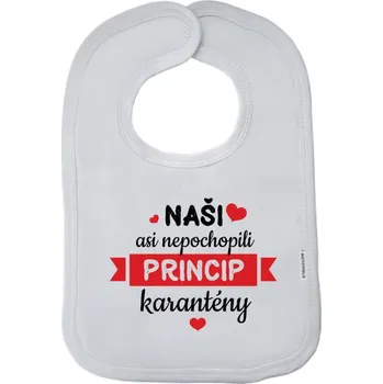 Bryndák Dětský bryndák New Baby Naši asi nepochopili princip karantény - stuha