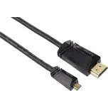Hama micro HDMI (typ D), pozlacený, 3*, 1,5 m
