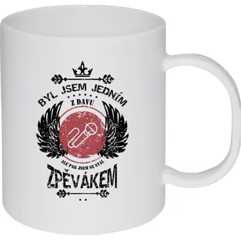 Hrnek 330 ml - plastový Byl jsem jedním z davu, ale pak jsem se stal zpěvákem