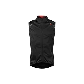 Cyklistická vesta Force vesta Laser neprofuk černá , vel. M