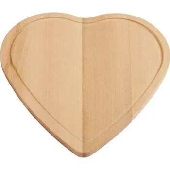 Kuchyňské prkénko Dřevěné prkénko ve tvaru srdce