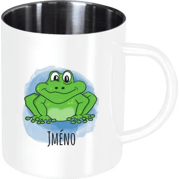 Nerezový hrnek Žába