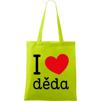 Látková taška I love děda