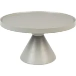 Šedý kovový konferenční stolek ZUIVER FLOSS 60 cm