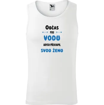 Pánské tílko Pánské tílko Malfini Core Občas piju vodu, abych překvapil svou ženu