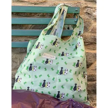 Nákupní taška Skládací taška Alex Clark - Hotdogs (Nákupní taška s pejsky, pejsek, psi)