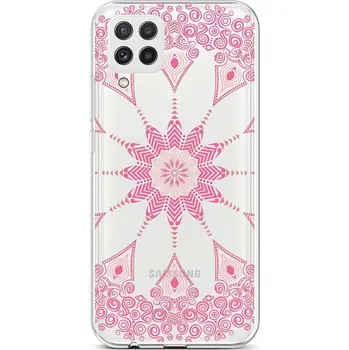 Pouzdro na mobilní telefon Kryt Samsung A22 silikon Pink Mandala (obal neboli pouzdro na Samsung A22)
