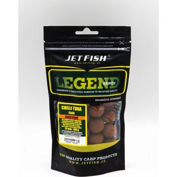 Boilies JetFish JET FISH Legend Range - Extra tvrdé boilie 250g - 24mm : CHILLI TUNA_CHILLI