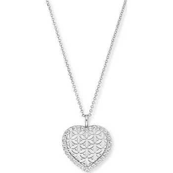 Náhrdelník Náhrdelník ENGELSRUFER Srdce se zirkony a květem života