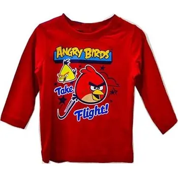 Chlapecké tričko Angry Birds klučičí červené tričko Velikost: 86