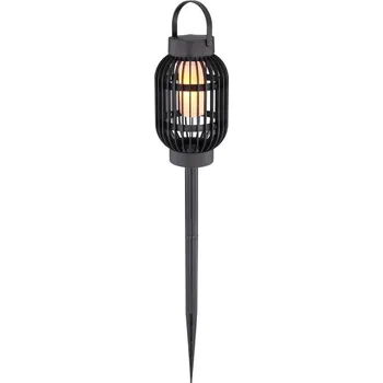 Venkovní osvětlení Globo 33538 LED venkovní solární svítidlo Solar 36x0,04W | 1800K | IP44 - imitace plamene, k zapíchnutí, černá + K nákupu nad 3000 Kč dárek zdarma