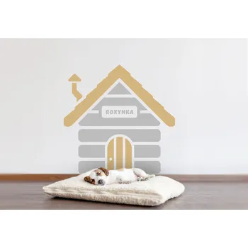 Samolepící dekorace Psí domeček - samolepka na zeď