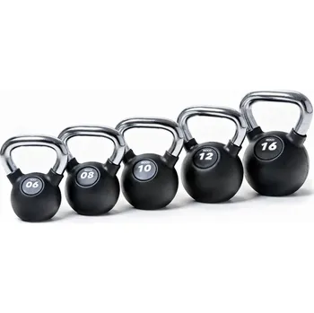 Kettlebell SEDCO RUBBER-CHROM varianta: 6