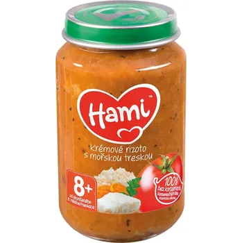 Hami Masozeleninový od uk. 8 měsíce 200 g, krémové rizoto s mořskou treskou