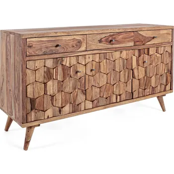 Organizace kuchyně BIZZOTTO Dřevěná komoda KANT hnědá 77x132 cm 0746518