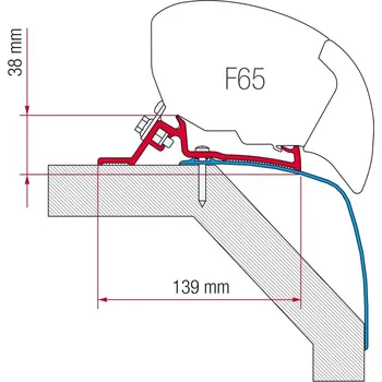 Stínicí technika Adaptér F80/65 pro Laika Rexosline/Kreos 09