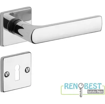 Dveřní kování ROSTEX Dveřní kování 804 rozetové HR Provedení: pro vložku - PZ, Povrchová úprava: chrom nerez