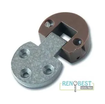 Nábytkové kování TOKOZ Závěs pro sklopné dveře NK522 Barva: hnědá