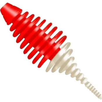 Umělá nástraha Cormoran Belly Rib - barva red / white sýrové aroma