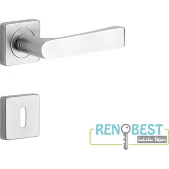 Dveřní kování ROSTEX Dveřní kování BOLOGNA/H Provedení: pro klíč - BB, Povrchová úprava: nerez mat