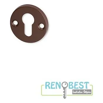 Dveřní kování AC-T Rozeta PZ krycí lak hnědá pár