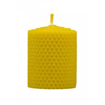 Svíčka Rodinná firma Pleva Svíčka ze včelího vosku 60 mm 4 ks