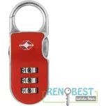 ASSA ABLOY Zámek visací cestovní TSA YALE YTP2/26/216/1 Barva: červená